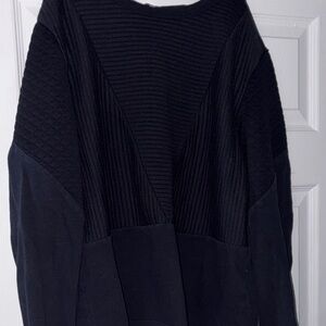 Fabletics Black Crew Neck Sweater